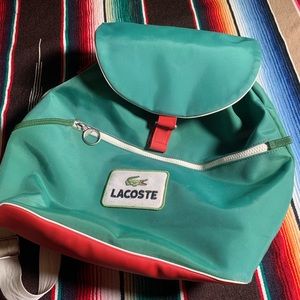 lacoste drawstring bag